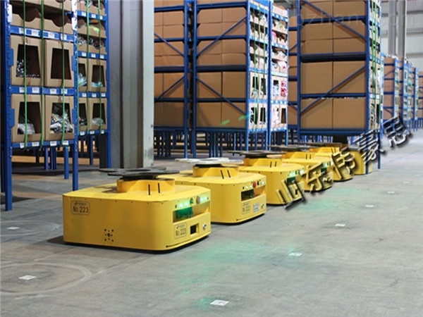 无人agv智能小车 二维码导航仓储agv小车