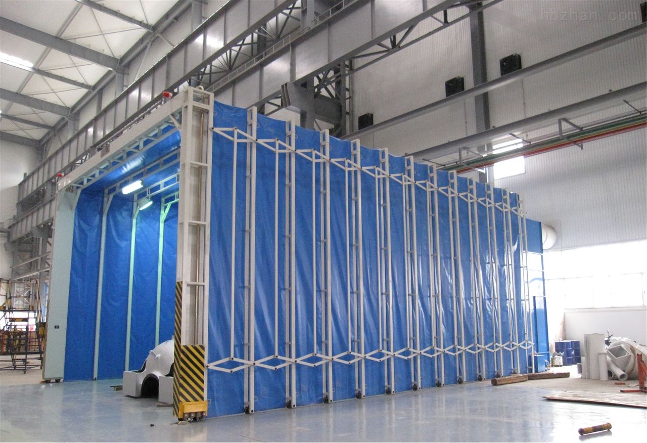 移动式伸缩喷漆房