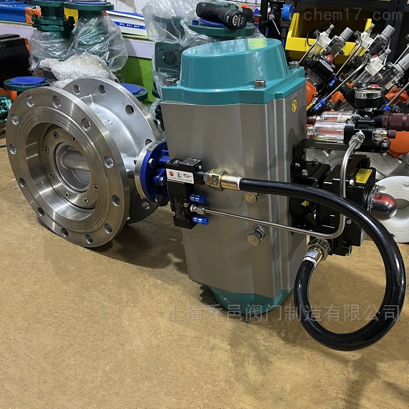 单作用防爆气动不锈钢硬密封蝶阀 单作用防爆气动不锈钢硬密封蝶阀